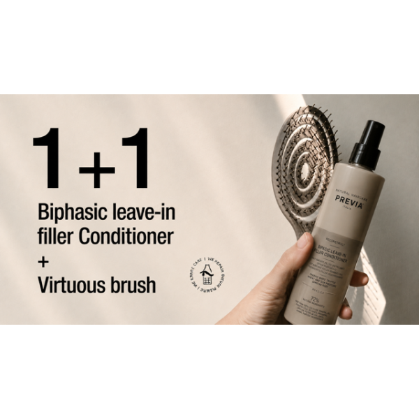 Biphasic Leave-in Filler Conditioner + GRATIS Virtuous Brush